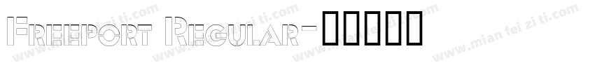 Freeport Regular字体转换